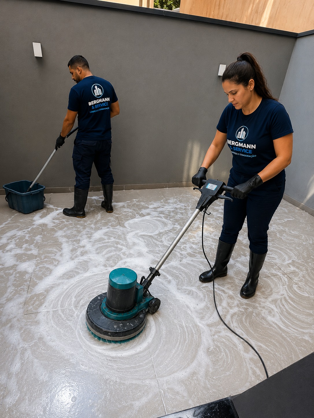 Limpeza comercial em escritório de Curitiba